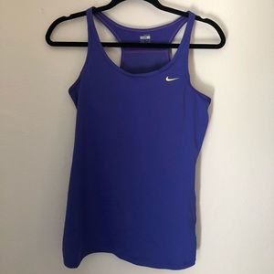 NIKE fit-dry purple workout tank